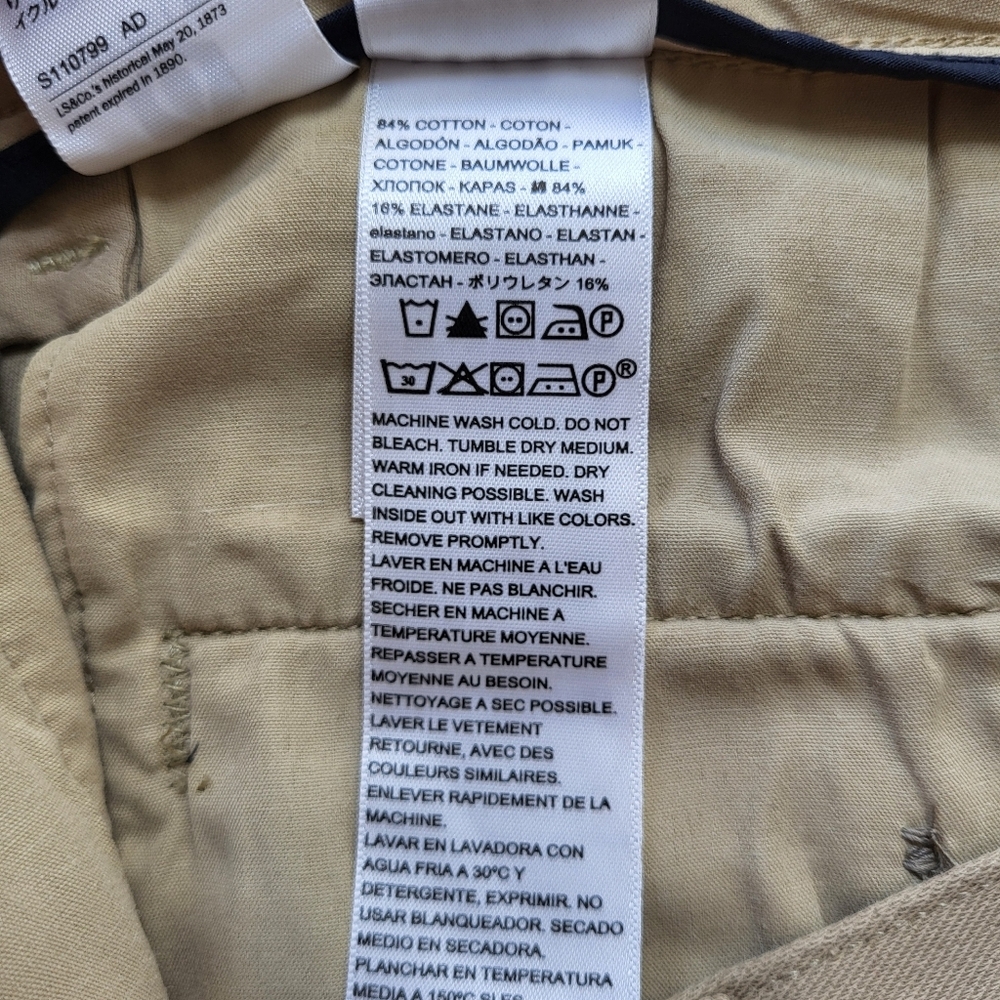 DOCKERS Comfort Knit Slim Fit Chinos | Tan | 38 x 34 (NWT) - Picture 12 of 12
